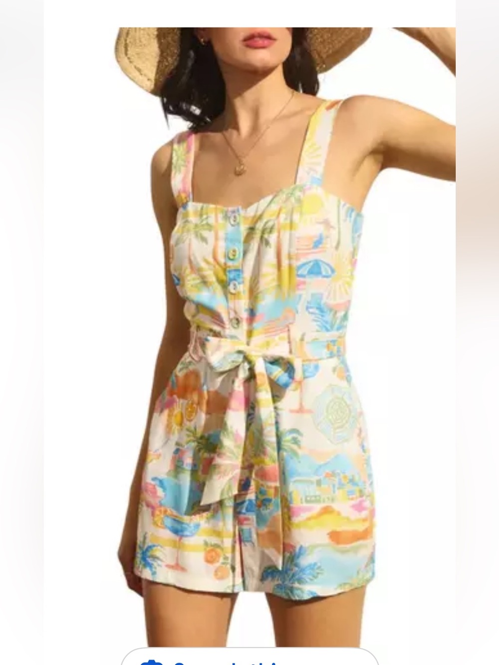 Summer somewhere tropical romper
